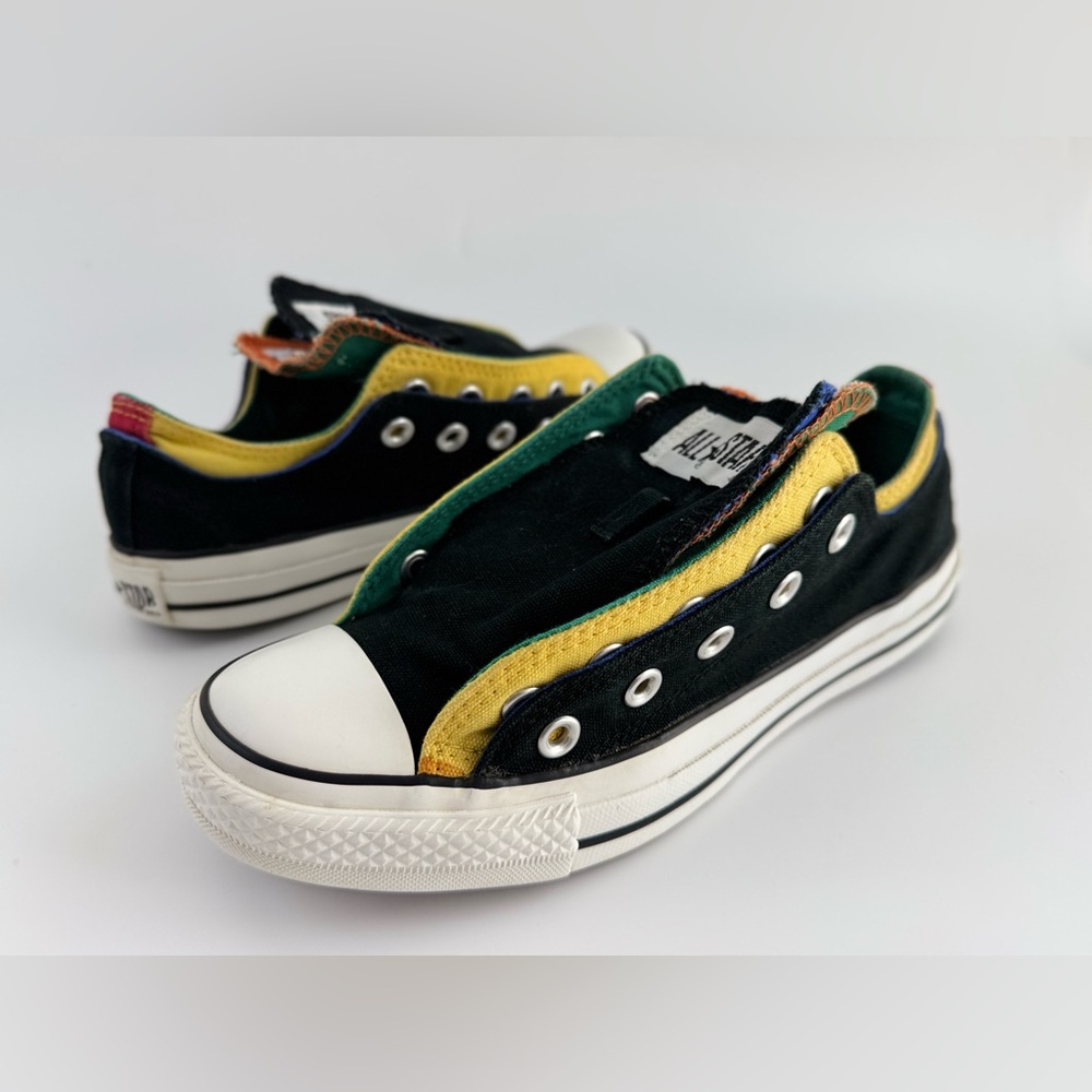 Chuck Taylor Converse All Star Low Multicolored Sneakers, US Size Men 4, Women 6 - Picture 10 of 11